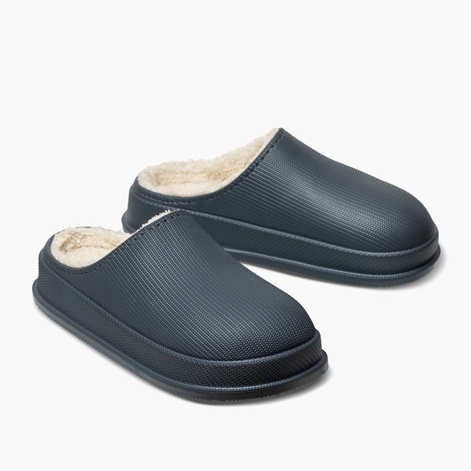 Cloud Slides - Cushioned Fur-Lined Clogs