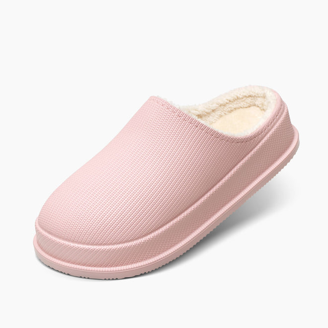Cloud Slides - Cushioned Fur-Lined Clogs